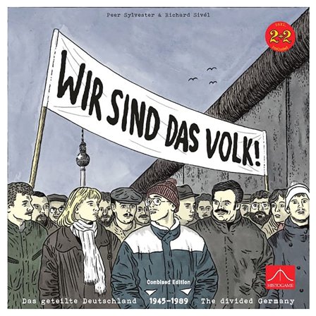 Rio Grande Games: Wir Sind das Volk - Combined Edition - Historical Board Game, Cold War Confrontation, Take Control Of Germany, Age 14 , 2-4 Players