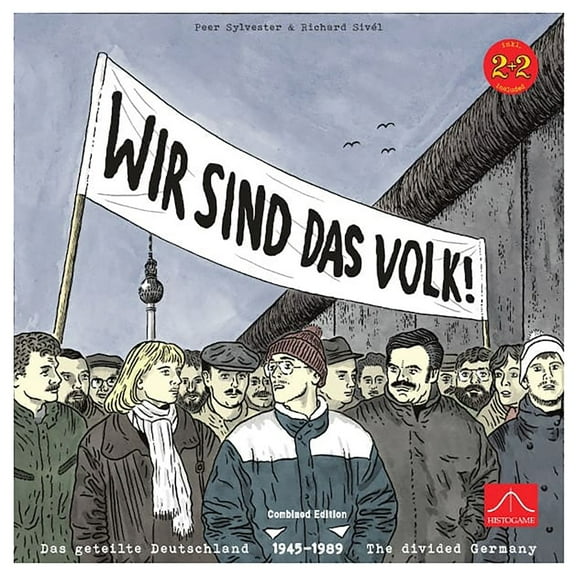 Rio Grande Games: Wir Sind das Volk - Combined Edition - Historical Board Game, Cold War Confrontation, Take Control Of Germany, Age 14 , 2-4 Players