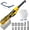 Yellow, variant on 3/8" Electric Ratchet Wrench Set with 20V MAX Battery,74Ft-Lbs Brushless Motor Power Electric Ratchet Tool Kit,Variable Speed control 600 RPM