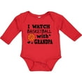 thumbnail image 3 of Inktastic I Watch Basketball with Grandpa Boys Long Sleeve Baby Bodysuit, 3 of 5