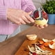 thumbnail image 5 of Pelador de patatas y pelador de frutas de acero inoxidable | Juego multifuncional de peladores de verduras | Mango antideslizante | Cuchilla duradera y a prueba de óxido | Cortador de doble capa, 5 of 9