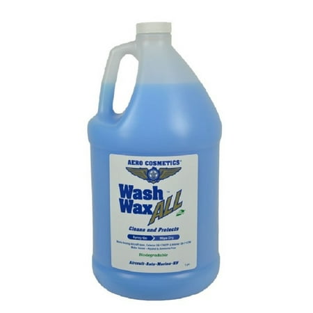 Wash Wax ALL 1 Gallon. Wet or Waterless Car Wash Wax. Aircraft Quality Wash Wax for your Car RV & (Best Waterless Wash And Wax)