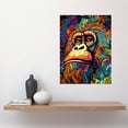 thumbnail image 2 of Majestic Orangutan Great Ape Colourful Psychedelic Borneo Rainforest Large Wall Art Poster Print Thick Paper 18X24 Inch, 2 of 3
