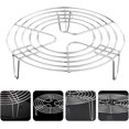thumbnail image 3 of Support de Cuisson en Acier Inoxydable Support de Cuisson à Vapeur Insert Gâteau Rond (16x16x4cm), 3 of 5