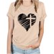 thumbnail image 2 of Fiudx Ofertas Flash Del Día Tops con Estampado de Moda para Mujer, Blusa de Manga Corta con Cuello Redondo, Camisetas, 2 of 4