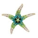 thumbnail image 2 of Moda de lujo Rhinestone Pin Broche Náutico Pin Verde Zulema Broche animal de diamantes de imitación, 2 of 8
