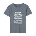 thumbnail image 4 of LYXSSBYX Womens T Shirts Graphic Tees Trendy Women's Letter Printed Short Sleeved Casual Loose Top Short Sleeved Round Neck Top/shirt, 4 of 6