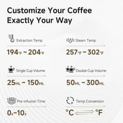 Hibrew H10A-SL 20bar Semi Automatic Espresso Coffee Machine