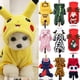 thumbnail image 2 of Winter Dog Clothes Warm Fleece Pet Dogs Hoodies Pet Clothes for Small Dogs Chihuahua Puppy Cats Jacket Coat Dog Jumpsuit Costume ShopWise Round, 2 of 12