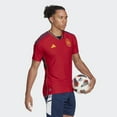 thumbnail image 4 of adidas Spain Authentic World Cup 2022 Home Jersey (as1, Alpha, s, Regular, Regular, Small) Red,Navy, 4 of 7