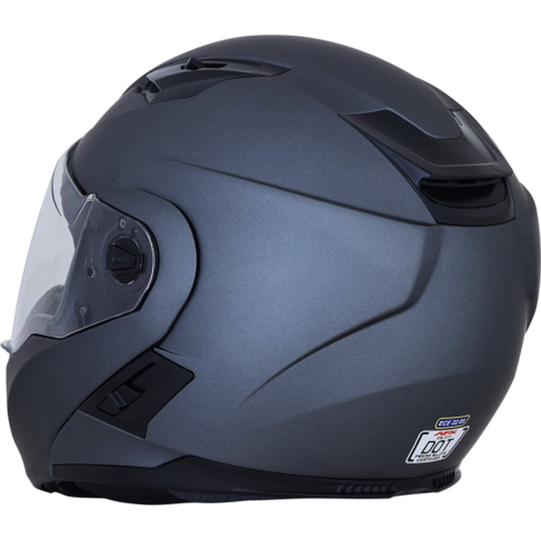 AFX FX-111 Solid Modular Motorcycle Helmet Frost Gray MD - Walmart.com AFX FX-111 Solid Modular Motorcycle Helmet Frost Gray MD - Walmart.com
