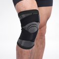 thumbnail image 7 of 2 Pack Knee Compression Sleeve for Men Women,Joint Pain Relief and Arthritis Relief for Running, Cycling, Basketball with Adjustable Strap,L, 7 of 7