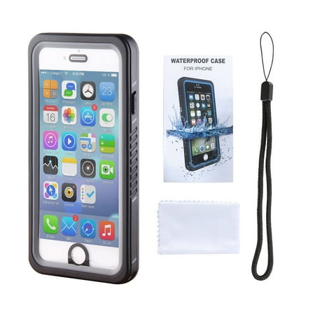 Full Body Protection - Phone Case For iPhone 6/ 6s Plus 5.5 Inch, Waterproof Case , Full Body Protection for Kayaking Swimming Boating Fishing Skiing Rafting Snowproof Dirtproof Smart Cover Case