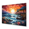 thumbnail image 2 of Designart "Tropical Vibes Beach Photo XXI" Modern Metal Wall Decor, 2 of 5
