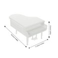 thumbnail image 2 of COSMOBETTY 1 Set Miniature Piano and Chair Model Grand Piano Shape Vintage Design for Doll House Furniture Decoration, 2 of 8