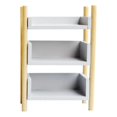 thumbnail image 2 of CNKOO Dollhouse Shelf High Simulation Decoration Wood Mini Storage Rack Scene Accessories for Role Play White, 2 of 13