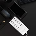 thumbnail image 1 of USB Adapter, Game Consoles Intelligent USB Charger, Multiple Devices For Office PC Digital Camera Mobile Phone US Plug, 1 of 8
