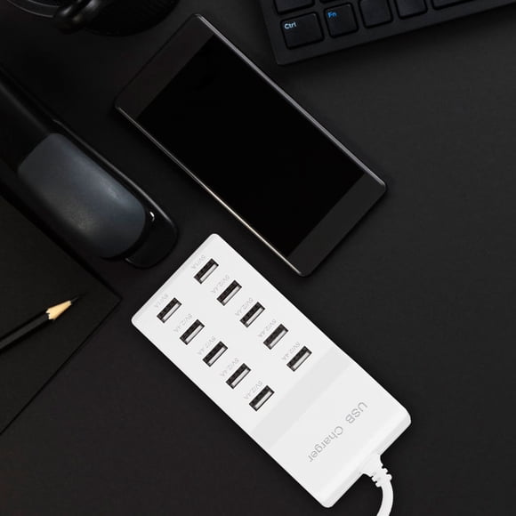 USB Adapter, Game Consoles Intelligent USB Charger, Multiple Devices For Office PC Digital Camera Mobile Phone US Plug