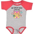 thumbnail image 3 of Inktastic My Great Aunt Loves Me with Cute Kitten and Flowers Boys or Girls Baby Bodysuit, 3 of 5