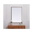 thumbnail image 4 of MR42436BR-Elegant Decor-Eternity - Metal Frame Rectangular Mirror In Modern Style-36 Inches Tall and 24 Inches Wide-Brass Finish, 4 of 10