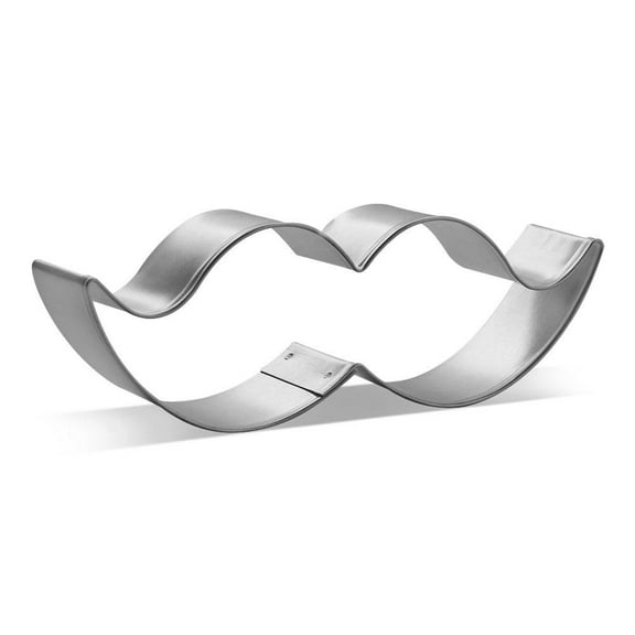 Mustache / Moustache Cookie Cutter 4.75 in B1545 - Foose Cookie Cutters - USA Tin Plate Steel