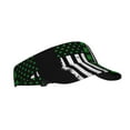 thumbnail image 7 of Ireland America Flag Shamrock Visor Hats Adjustable Beach Sun Visors Sports Outdoor Visor For Women Men, 7 of 7