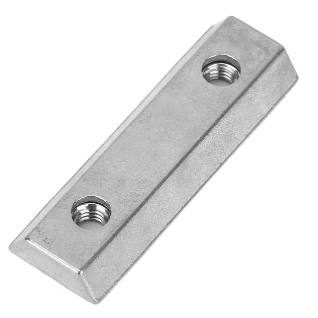 LAFGUR Solid Metal Double Slot Nut, Nut, For Reinforcing Plate Z043M Fix Base Good Linear Motion Accessories