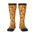 thumbnail image 2 of Picia Women Crew Soft Moisture-wicking Socks Halloween Witches Gnome Pattern Design Cotton Socks, One Size fit All, 2 of 9
