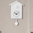 thumbnail image 2 of Large Cuckoo Clock cuckoo Clock White Birdhouse Minimalist Modern Desig, 2 of 2