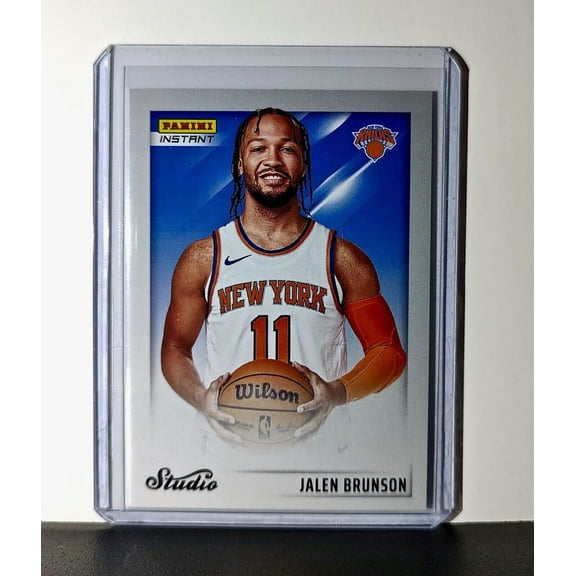 Jalen Brunson 2024-25 Panini NBA Studio #14 Card New York Knicks 1/275