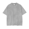 thumbnail image 2 of Acid Wash Oversize T-Shirt Washed Tee, 2 of 3