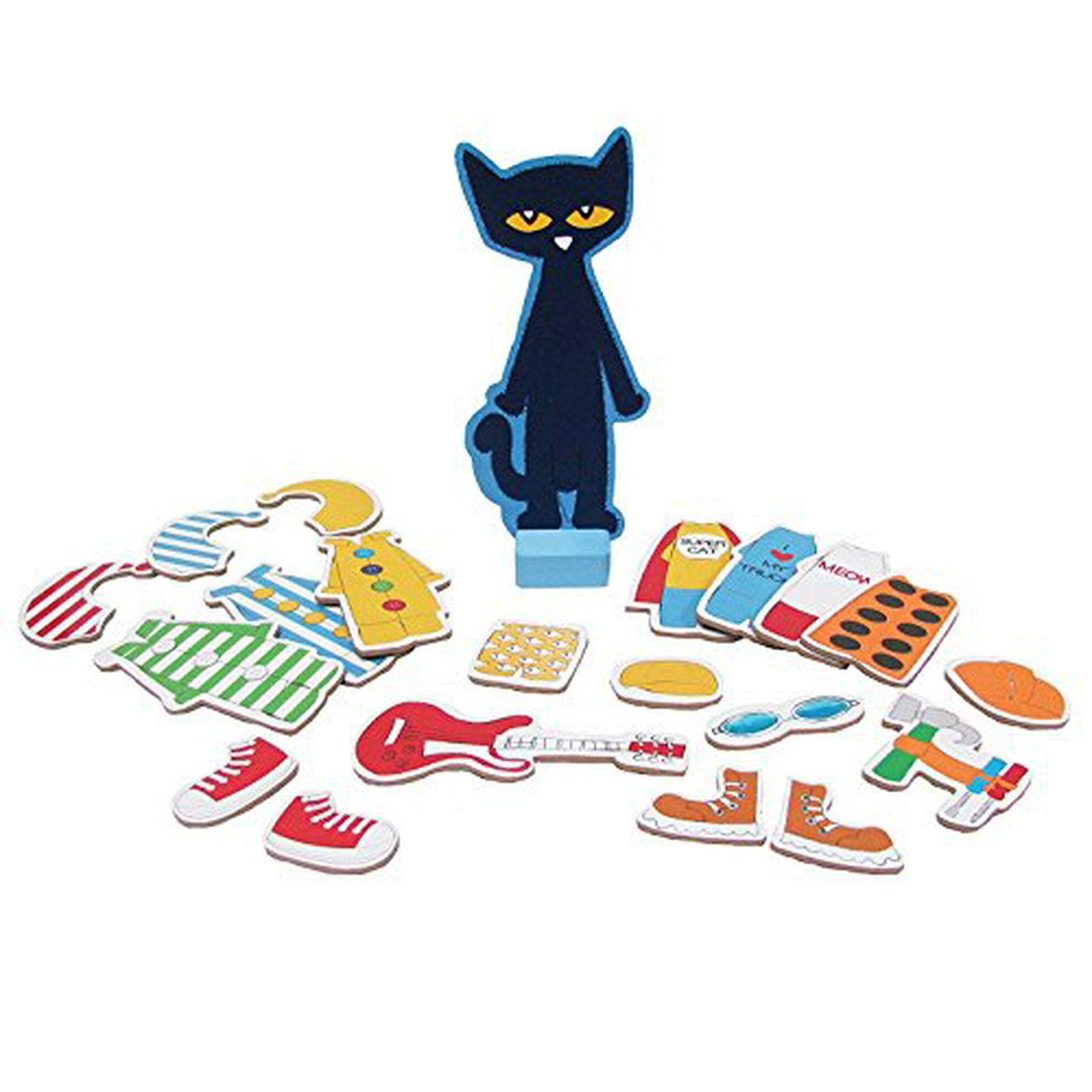 Kids Preferred Pete The Cat Wood Magnetic Dress Up Set (34 Piece) -  Walmart.ca