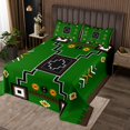 thumbnail image 2 of Erosebridal Green Aztec Coverlet Set King,Hippie Boho Bedding Set,3pcs, 2 of 5