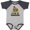 thumbnail image 3 of Inktastic First Thanksgiving Pilgrim Turkey Boys or Girls Baby Bodysuit, 3 of 5