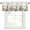 White Light Brown, variant on Spring Easter Rod Pocket Curtain Valance, Country Bunny Chick Floral Butterflies Watercolor Farmhouse Window Valance for Living Room, Bedroom, Kitchen 54"W x 18"L