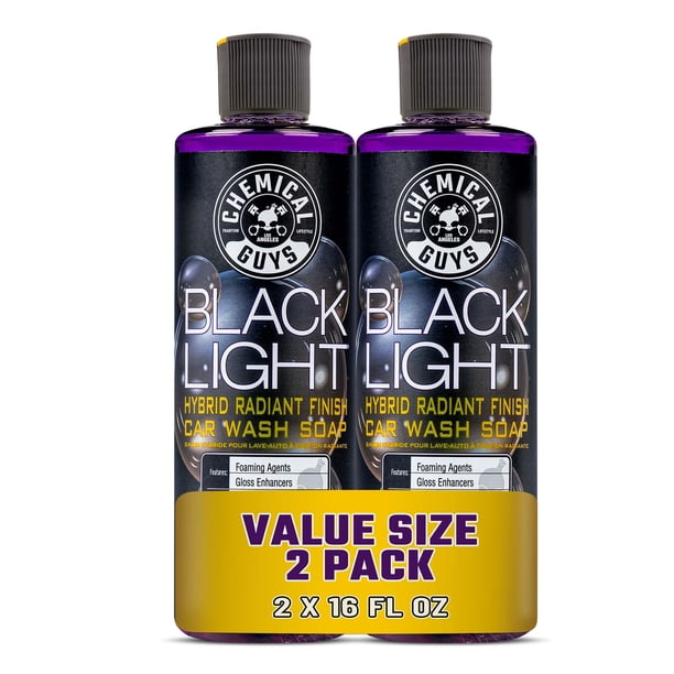 Chemical Guys Jabón para Lavado de Autos Black Light 2x480 ml