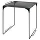 thumbnail image 1 of ColoMX Organizador de estantes de malla plegable, gabinete de baño apilable, estante de almacenamiento debajo del fregadero, estante de almacenamiento para el hogar, cocina y escuela, gimnasio, negro, 1 of 8