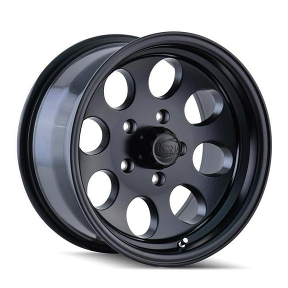 18 x 9 in. ION Type 171 8 x 165.1 Bolt Pattern 0 mm Offset 130.8 mm Hub Matte Black Wheel