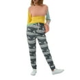 thumbnail image 4 of xiaxaixu Female Thickened Elk Print High Waist Pyjama Trousers Lacing Pants, 4 of 9