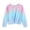 Pink/Blue Print, variant on Arshiner Girls Casual Twist Front Light Weight Sweatshirt Colorblock Tie Dye Printed Long Sleeve Crop Tops Pullover Size 7-8 Years Tie Dye Print 1 150
