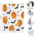 thumbnail image 4 of Halloween Pumpkins Bats and Stars Blanket,Comfortable Soft Flannel Throw Blanket,All Season,Warm Lightweight Blankets for Sofa Bed Couch Living Room Chair,30"x40", 4 of 4