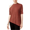 thumbnail image 2 of Blusa Asimétrica de Punto bar III para Mujer Naranja Mediana, 2 of 2