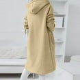 thumbnail image 4 of XFLWAM Hoodies for Women Trendy Pullover Zip Up Plus Size Hooded Jackets 2022 Hoodie Solid Color Sweatshirts Woman Coats Clothes 3XL, 4 of 7