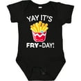 thumbnail image 3 of Inktastic Yay Its Fry Day with Cute French Fries Boys or Girls Baby Bodysuit, 3 of 5