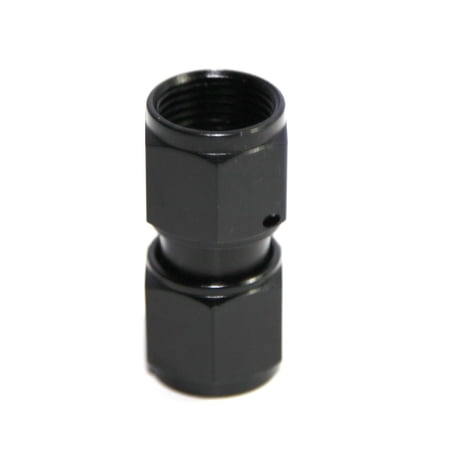 10 Pieces Of BLACK AN8 Female to 8AN AN-8 Female Straight Flare Swivel Fitting Adapter BLACK AN8 Female to 8AN AN-8 Female Straight Flare Swivel Fitting Adapter