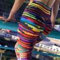 thumbnail image 3 of Gibobby Leggings Gluteos Mujer Mujeres cintura alta Yoga Fitness Leggings Correr Gimnasio Estiramiento Deportes Pantalones Pantalones（Multicolor， L), 3 of 5