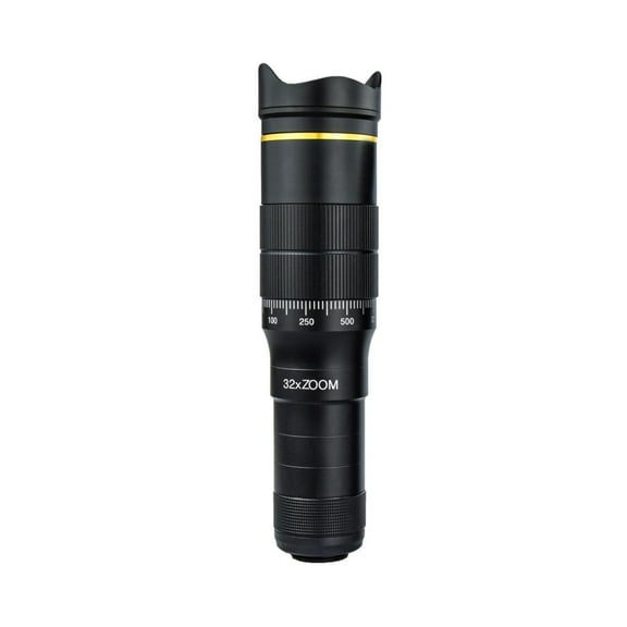 JOGZMZ 32x Cell Phone Zoom Lens with Phone Clip, High-Definition, Universal Kit, For Most of The Cell Phone, Good Color Reproduction