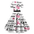 thumbnail image 3 of Cancer Dress Women Cancer Dress Ribbon Cancer Awareness Print Sleeveless 1950s Dress Stronger Than Cancer Short Sleeve Dress Women's Summer Dresses Casual Womens Dresses Wrap Summer Casual Dresses for, 3 of 4