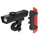 thumbnail image 2 of Luz de bicicleta recargable, juego de luces de bicicleta USB, faro de bicicleta, luz LED para bicicleta, características líderes en su clase, 2 of 13