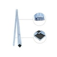 thumbnail image 2 of INSPIRE CHIC Men's Polka Dots Necktie, Tie Clip, Cuff Links, Pocket Square Set Business Wedding Sky Blue, 2 of 6